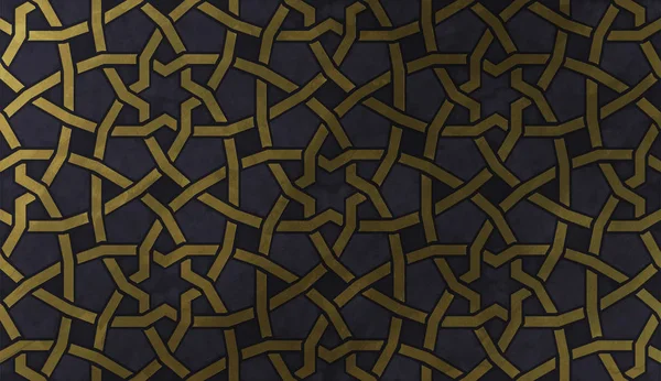 Design Sfondo Basato Motivi Grafici Orientali Tradizionali Modello Decorativo Islamico — Foto Stock