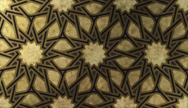 Design Sfondo Basato Motivi Grafici Orientali Tradizionali Modello Decorativo Islamico — Foto Stock
