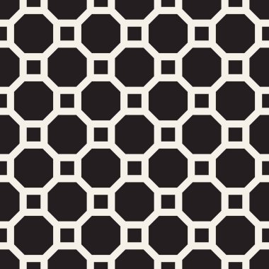Vektör kusursuz desen. Modern stil soyut doku. Çizgili elementten geometrik fayanslar tekrarlanıyor