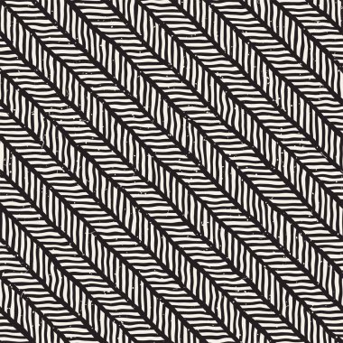 Basit mürekkep geometrik desen. Tek renkli siyah ve beyaz konturlar arka plan. Senin tasarı için doku fırça mürekkep el çekilmiş