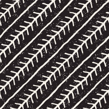 Basit mürekkep geometrik desen. Tek renkli siyah ve beyaz konturlar arka plan. Senin tasarı için doku fırça mürekkep el çekilmiş