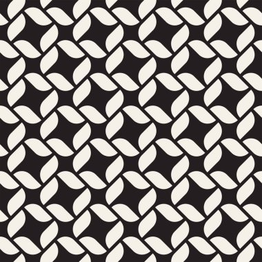 Vektörsüz mozaik çizgiler. Modern stil soyut doku. Çizgili elementlerle geometrik fayanslar tekrarlanıyor