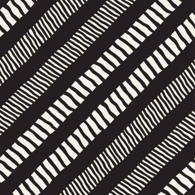 Basit mürekkep geometrik desen. Tek renkli siyah ve beyaz konturlar arka plan. Senin tasarı için doku fırça mürekkep el çekilmiş