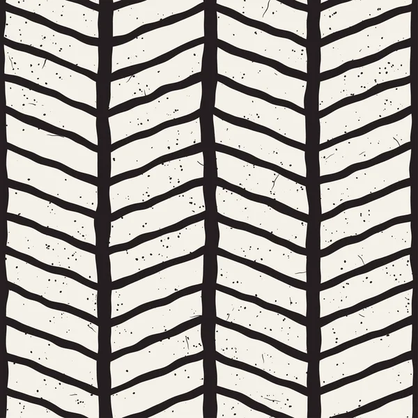 Простой Чернильный Геометрический Узор Монохромные Черно Белые Штрихи Фона Ручные — стоковый вектор