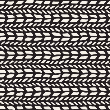 Basit mürekkep geometrik desen. Tek renkli siyah ve beyaz konturlar arka plan. Tasarımınız için çizilen mürekkep doku el