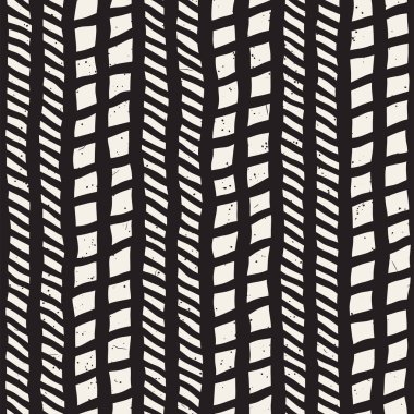 Basit mürekkep geometrik desen. Tek renkli siyah ve beyaz konturlar arka plan. Tasarımınız için çizilen mürekkep doku el