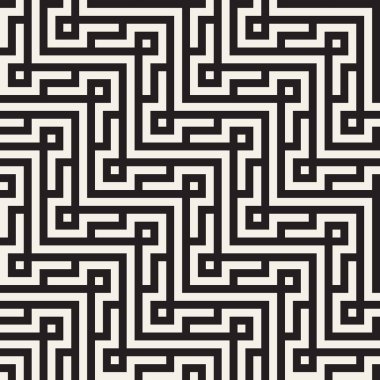 Vektör kusursuz desen. Modern stil soyut doku. Tekrarlanan geometrik fayanslar