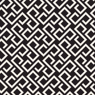 Vektör kusursuz desen. Modern stil soyut doku. Tekrarlanan geometrik fayanslar