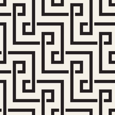 Vektör kusursuz desen. Modern stil soyut doku. Tekrarlanan geometrik fayanslar