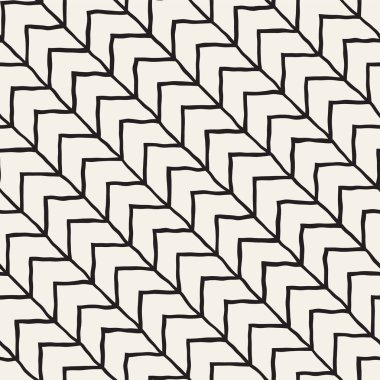 Basit mürekkep geometrik desen. Tek renkli siyah ve beyaz konturlar arka plan. Tasarımınız için elle çizilmiş doku