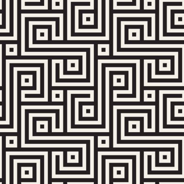 Vektör kusursuz desen. Modern stil soyut doku. Tekrarlanan geometrik fayanslar