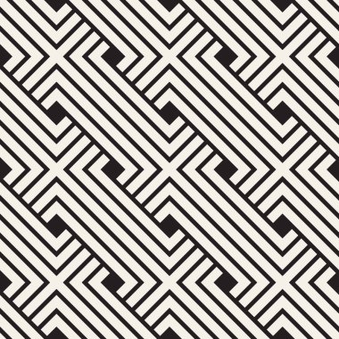 Vektör kusursuz desen. Modern stil soyut doku. Tekrarlanan geometrik fayanslar