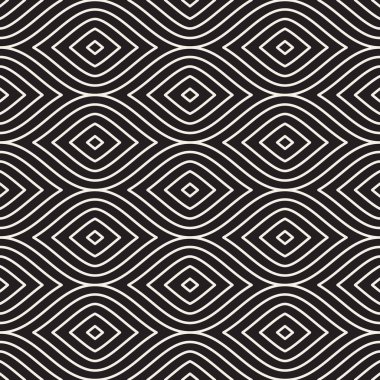 Vektör kusursuz desen. Modern stil soyut doku. Tekrarlanan geometrik fayanslar