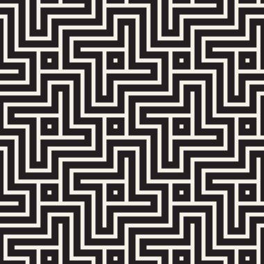 Vektör kusursuz desen. Modern stil soyut doku. Tekrarlanan geometrik fayanslar