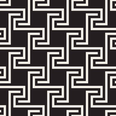 Vektör kusursuz desen. Modern stil soyut doku. Tekrarlanan geometrik fayanslar