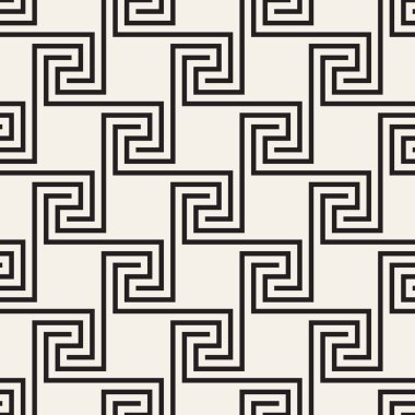 Vektör kusursuz desen. Modern stil soyut doku. Tekrarlanan geometrik fayanslar