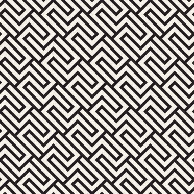 Vektör kusursuz desen. Modern stil soyut doku. Tekrarlanan geometrik fayanslar