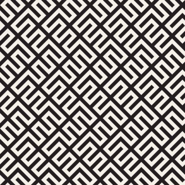 Vektör kusursuz desen. Modern stil soyut doku. Tekrarlanan geometrik fayanslar