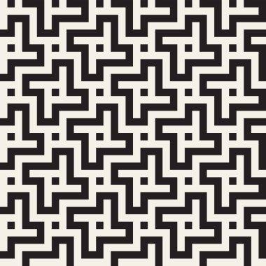 Vektör kusursuz desen. Modern stil soyut doku. Tekrarlanan geometrik fayanslar