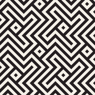 Vektör kusursuz desen. Modern stil soyut doku. Tekrarlanan geometrik fayanslar