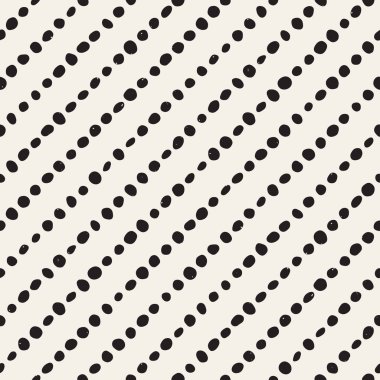 Elle çizilmiş stil etnik seamless modeli. Siyah ve beyaz soyut geometrik şekiller.