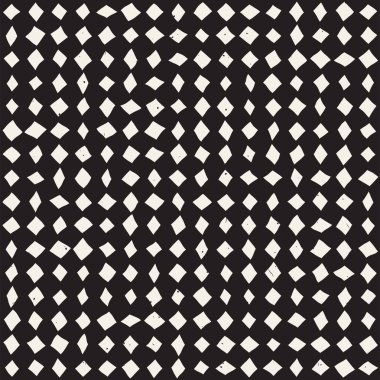 Elle çizilmiş stil etnik seamless modeli. Siyah ve beyaz soyut geometrik şekiller.