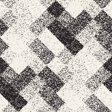 Gürültülü soyut geometrik şekiller arka plan dokulu. Vektör Dikişsiz grungy desen.