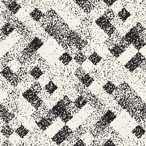 Abstrato ruidoso texturizado formas geométricas fundo. Padrão grungy sem costura vetorial . — Vetor de Stock
