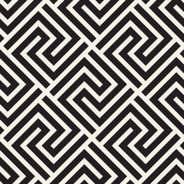 Vektör kusursuz desen. Modern stil soyut doku. Tekrarlanan geometrik fayanslar