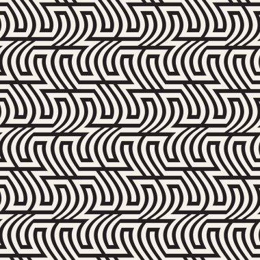 Vektör kusursuz desen. Modern stil soyut doku. Tekrarlanan geometrik fayanslar