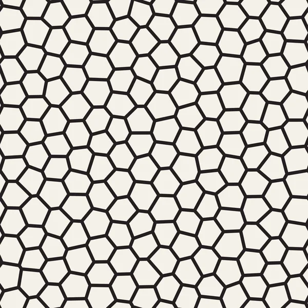 Bezszwowe nieregularne linie wektor wzór mozaiki. Streszczenie chaotyczne Tesselacja tekstury — Wektor stockowy
