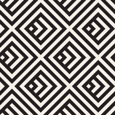 Vektör kusursuz desen. Modern stil soyut doku. Tekrarlanan geometrik fayanslar