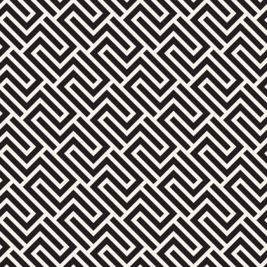 Vektör kusursuz desen. Modern stil soyut doku. Tekrarlanan geometrik fayanslar