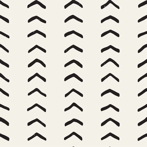 Enkla bläck geometriska mönster. Enfärgade svarta och vita linjer bakgrund. Hand dras bläck textur för din design — Stock vektor