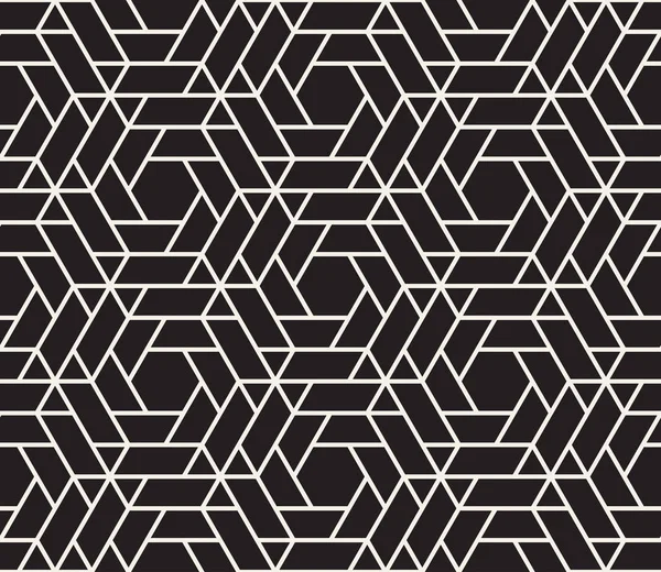 Patrón geométrico sin costura vectorial. Placa de líneas abstractas simples. Elementos repetitivos fondo elegante — Vector de stock