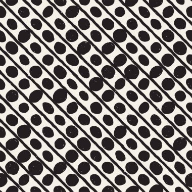 Elle çizilmiş stil etnik seamless modeli. Arka plan soyut geometrik şekiller