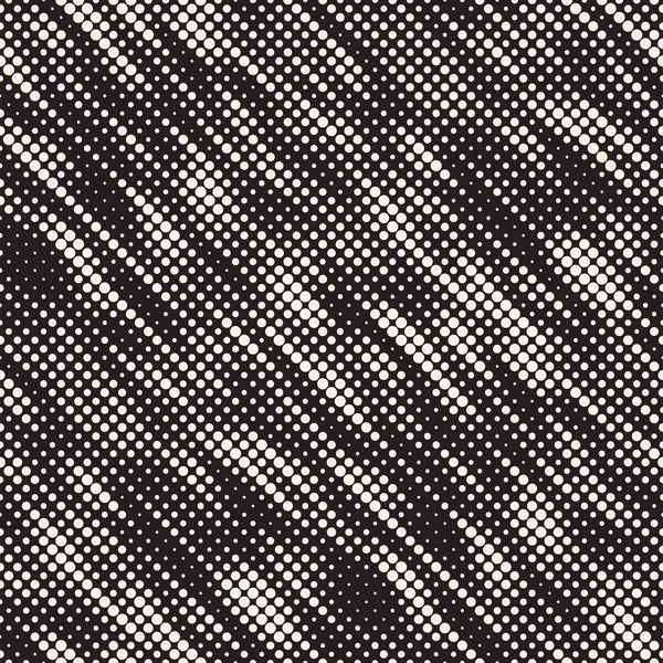 Moderna eleganta halvton konsistens. Ändlösa abstrakt bakgrund med slumpmässiga cirklar. Vector sömlös mosaik mönster. — Stock vektor