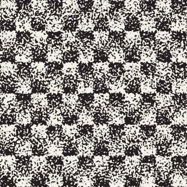 Gürültülü soyut geometrik şekiller arka plan dokulu. Vektör Dikişsiz grungy desen.