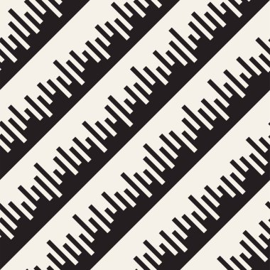Düzensiz karışık satırları. Geometrik arka plan tasarlamak. Vektör sorunsuz siyah ve beyaz kaotik desen.