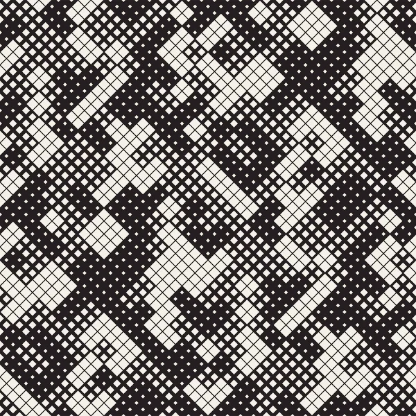 Modern şık noktalı resim doku. Rasgele boyutu kareler sonsuz arka plan. Mozaik desen vektör sorunsuz kareler