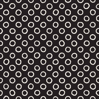 El ile Seamless Modeli hatları çizilmiş. Arka plan serbest fırça darbeleriyle. Siyah ve beyaz doku. Kağıt ambalaj için süsleme.