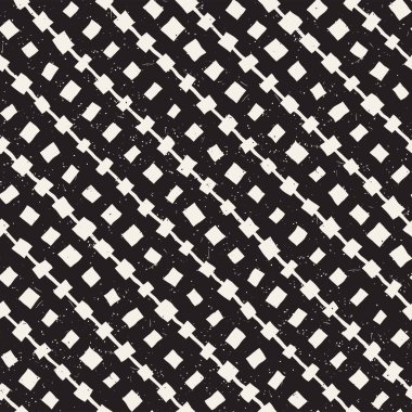 Elle çizilmiş stil etnik seamless modeli. Siyah ve beyaz soyut geometrik şekiller.