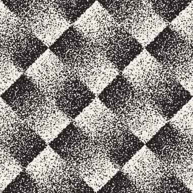 Gürültülü soyut geometrik şekiller arka plan dokulu. Vektör Dikişsiz grungy desen.