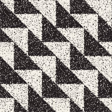 Gürültülü soyut geometrik şekiller arka plan dokulu. Vektör Dikişsiz vintage desen.