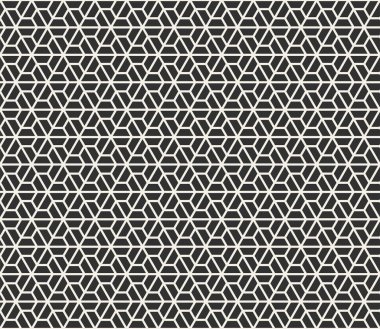 Vektör kesintisiz çizgiler desen. Modern şık üçgen şekiller doku. Geometrik fayans yinelenen