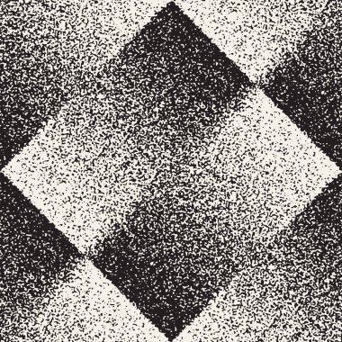 Gürültülü soyut geometrik şekiller arka plan dokulu. Vektör Dikişsiz grungy desen.