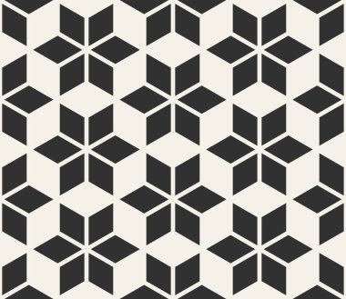 Vektör kesintisiz çizgiler desen. Modern şık üçgen şekiller doku. Geometrik fayans yinelenen