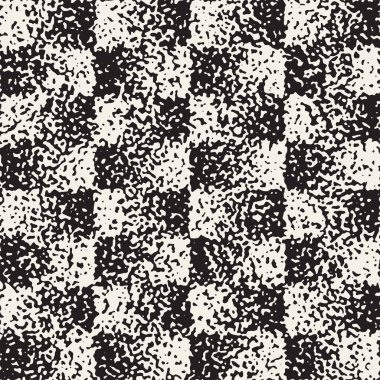 Gürültülü soyut geometrik şekiller arka plan dokulu. Vektör Dikişsiz grungy desen.