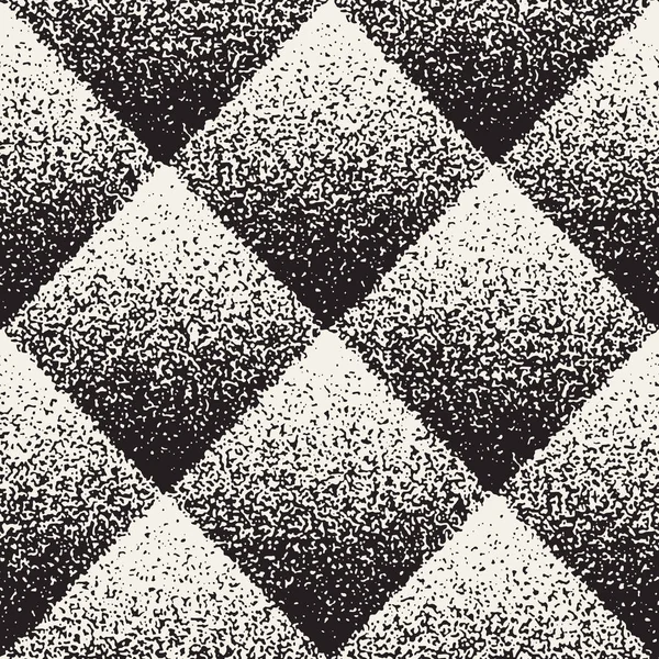Résumé bruyant texturé formes géométriques fond. Modèle vintage sans couture vectoriel . — Image vectorielle