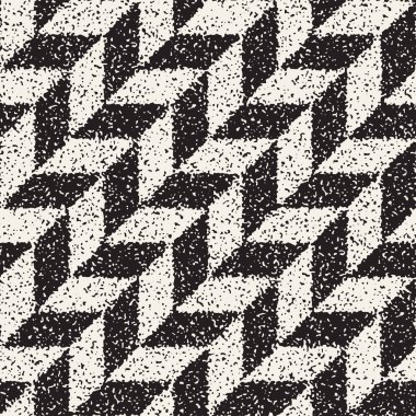 Gürültülü soyut geometrik şekiller arka plan dokulu. Vektör Dikişsiz grungy desen.